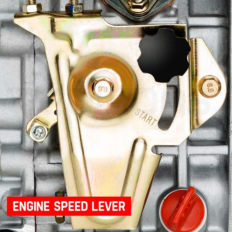 Baumr-AG 7HP DIESEL Stationary Engine 4 Stroke OHV Horizontal Shaft Motor