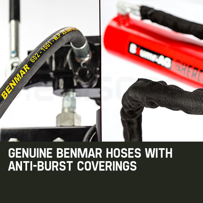 Baumr-AG 20 Ton Electric Log Splitter 20T Heavy-Duty Wood Cutter Hydraulic Fire Wood Block Axe