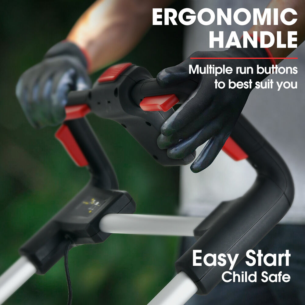 BAUMR-AG 520CX 40V SYNC 17 Cordless Lawn Mower Kit, Fast Charger, 2 x 4Ah Battery, 5 Cutting Heights, Adjustable Ergonomic Handle, Mulching Option