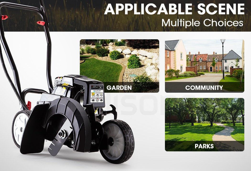 Baumr-AG 31CC Lawn Edger Petrol 4 Stroke Garden Grass Weed Trimmer Blade Cutting