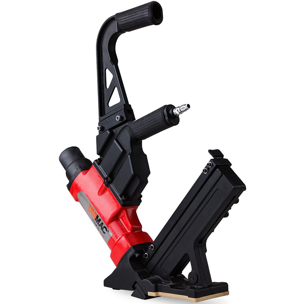 UNIMAC NHF100 37-50mm 16ga Flooring Air Gun Driver, Heavy Duty Pneumatic Floor Nail Gun
