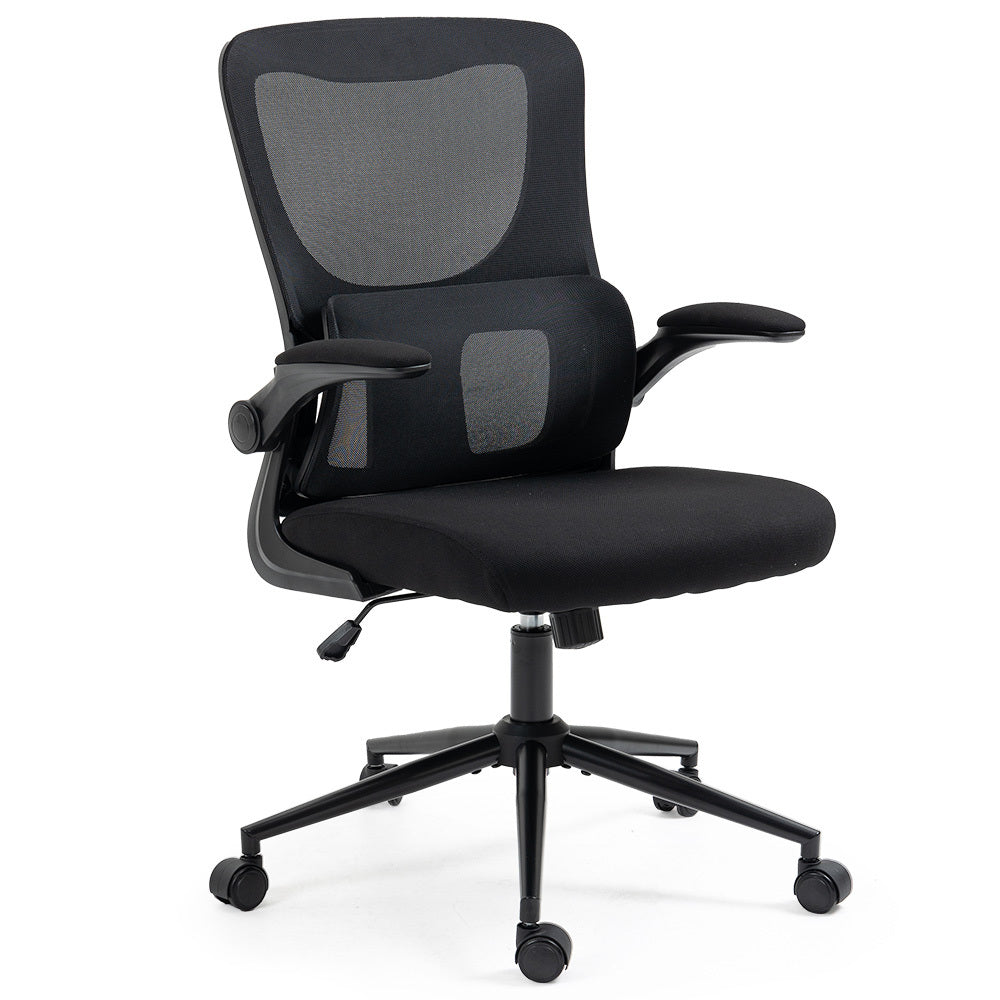 FORTIA Ergonomic Mesh Office Chair Computer Seat Adjustable Recline Black
