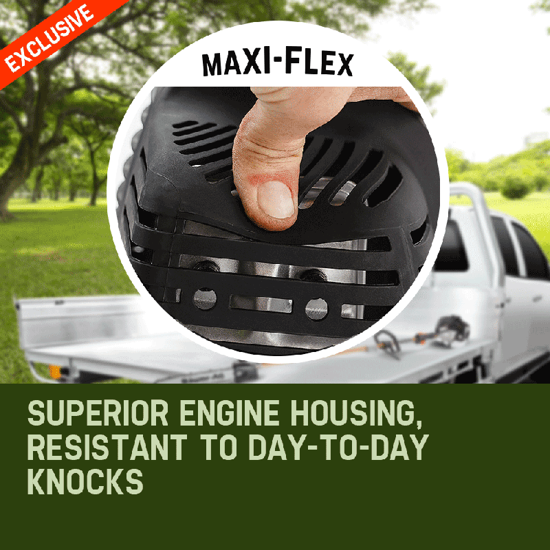 BAUMR-AG 65cc 7in1 Long Reach Garden Multi-tool, Pole Saw, Hedge & Line Trimmer, Brush Cutter, 12 Tree Trimming Pruning Chainsaw Bar, 2 Extension Shafts