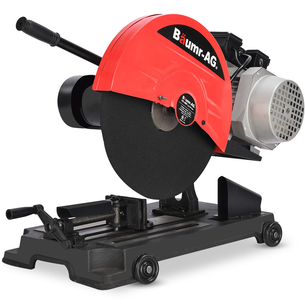 Baumr-AG 2400W 400mm 16 Metal Cut Off Cold Saw, Commercial Grade, Brushless Motor, Soft Start, 45 Degree Mitre Chop