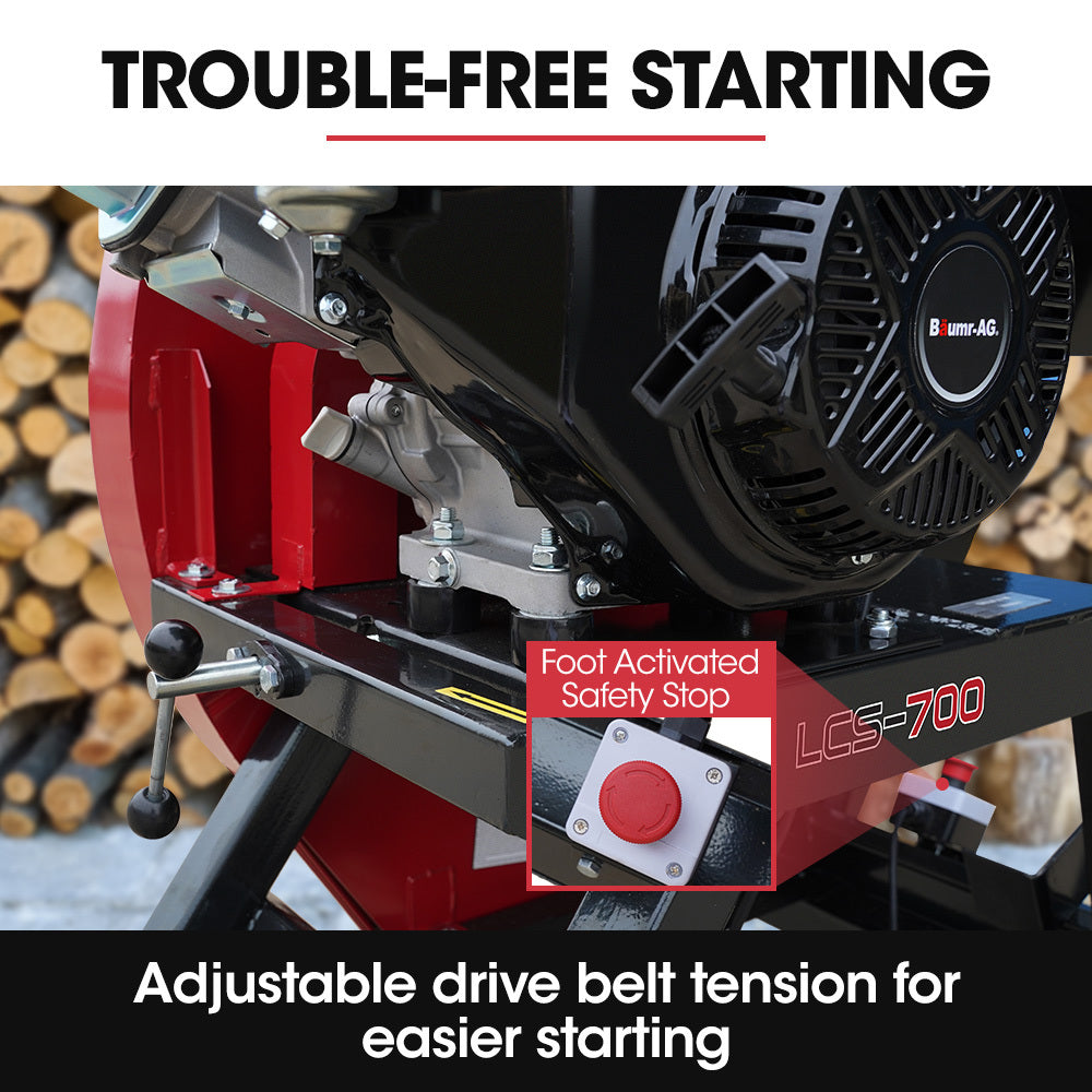 Baumr-AG LCS-700 Portable Log Circular Saw, 15HP, 270mm Cut Depth