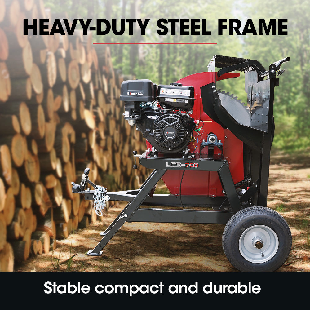 Baumr-AG LCS-700 Portable Log Circular Saw, 15HP, 270mm Cut Depth