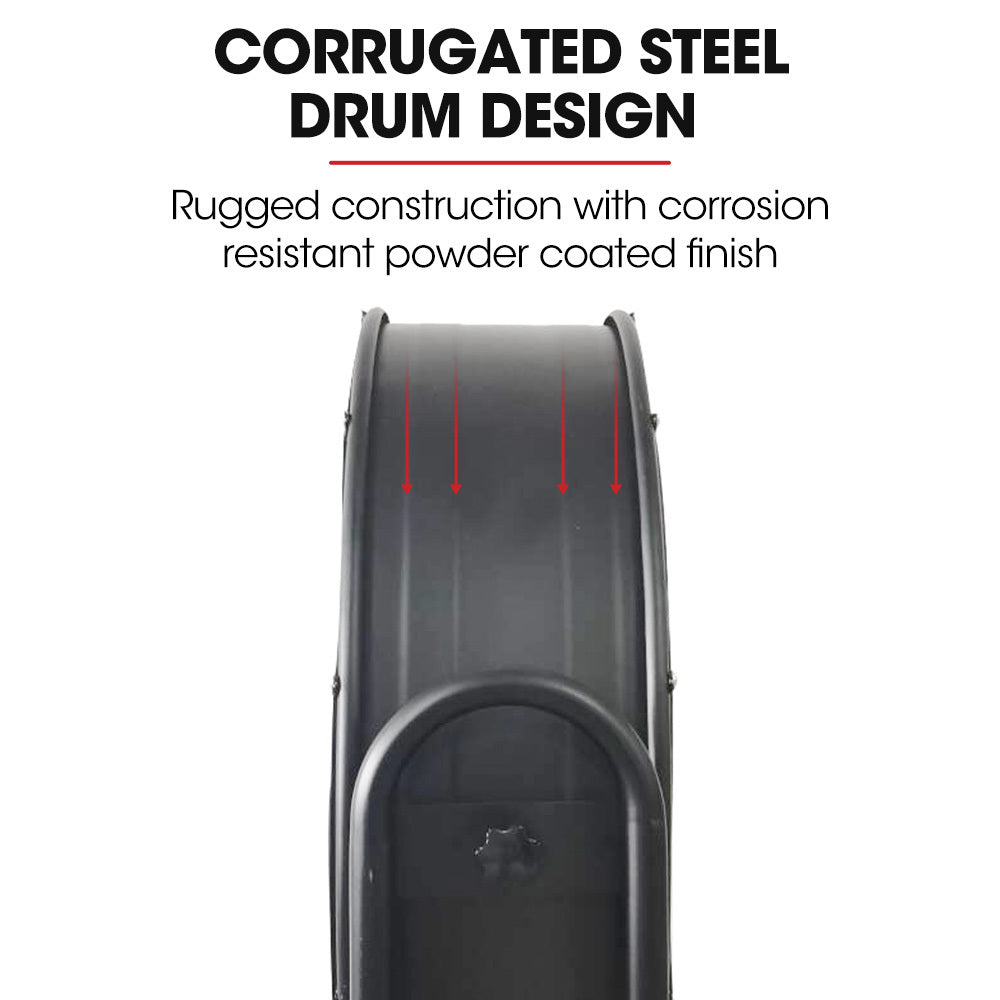 BAUMR-AG 36 914mm Industrial Mobile Floor Drum Fan, 290W Brushless Motor, Tilting, Large, Commercial, Heavy-duty Frame, EESS Certified