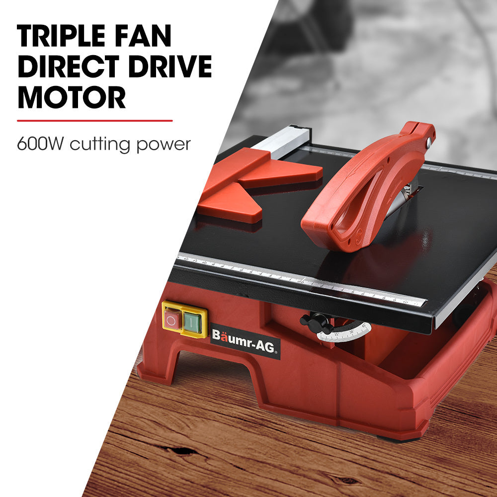 BAUMR-AG 600W Electric Tile Saw Cutter with 180mm (7) Blade