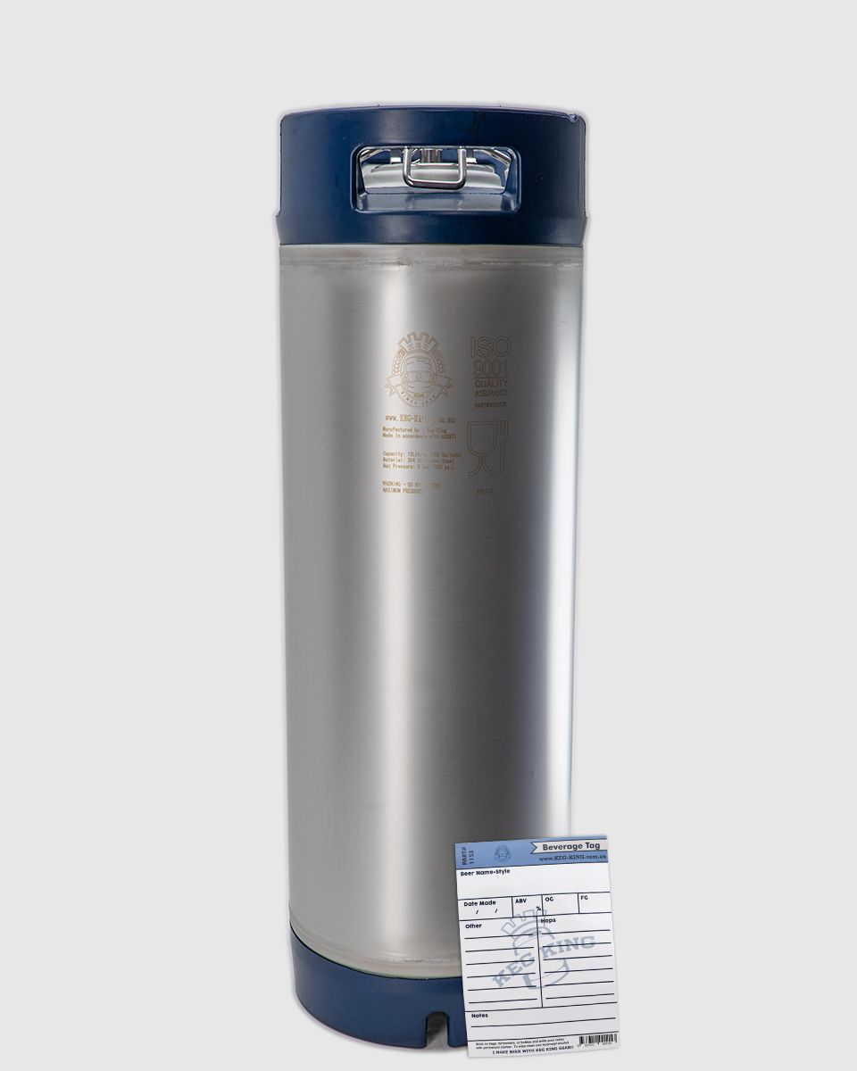 Keg King -  True Blue 19L Ball Lock Cornelius corny keg
