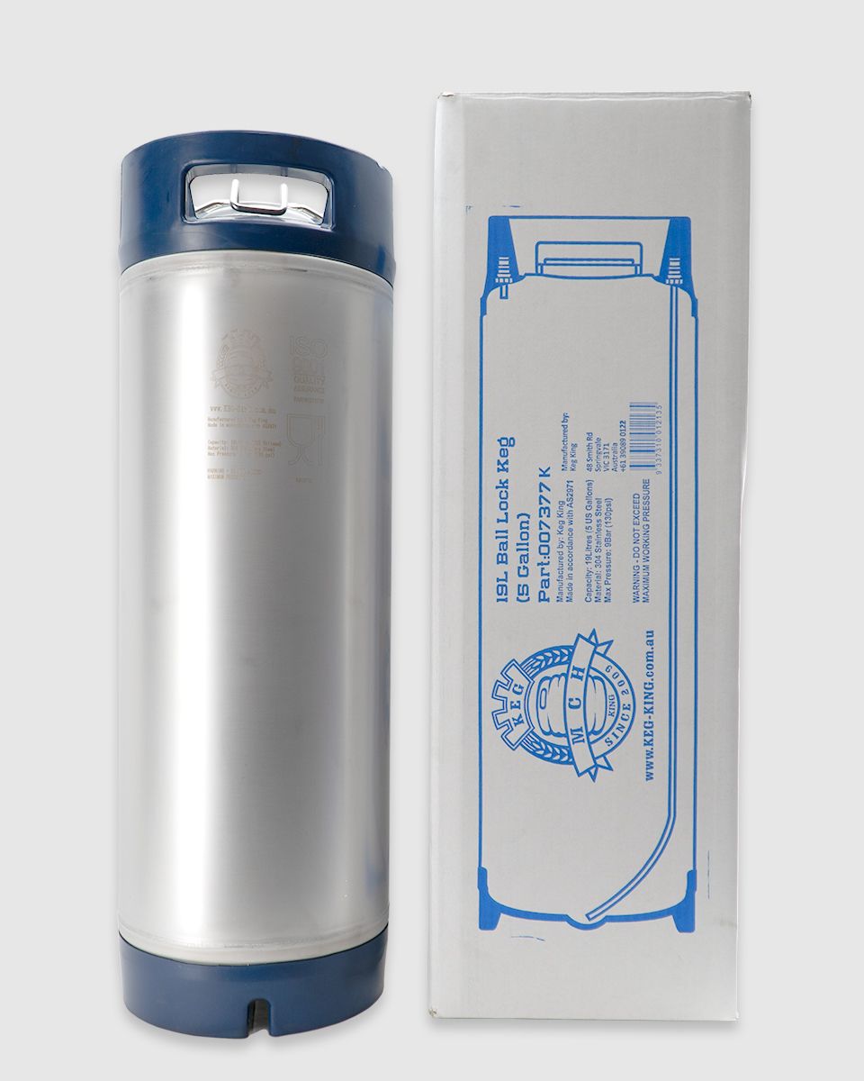 Keg King -  True Blue 19L Ball Lock Cornelius corny keg