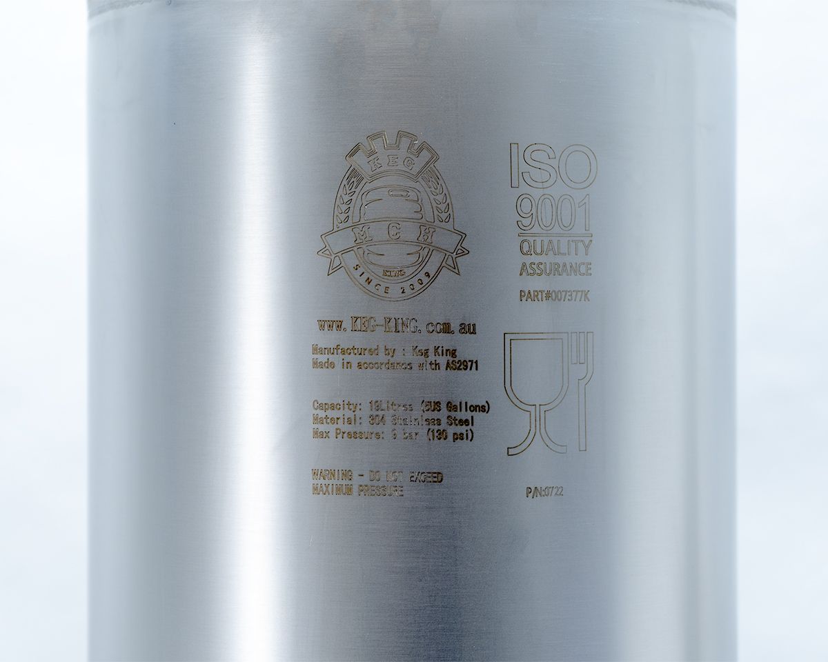 Keg King -  True Blue 19L Ball Lock Cornelius corny keg