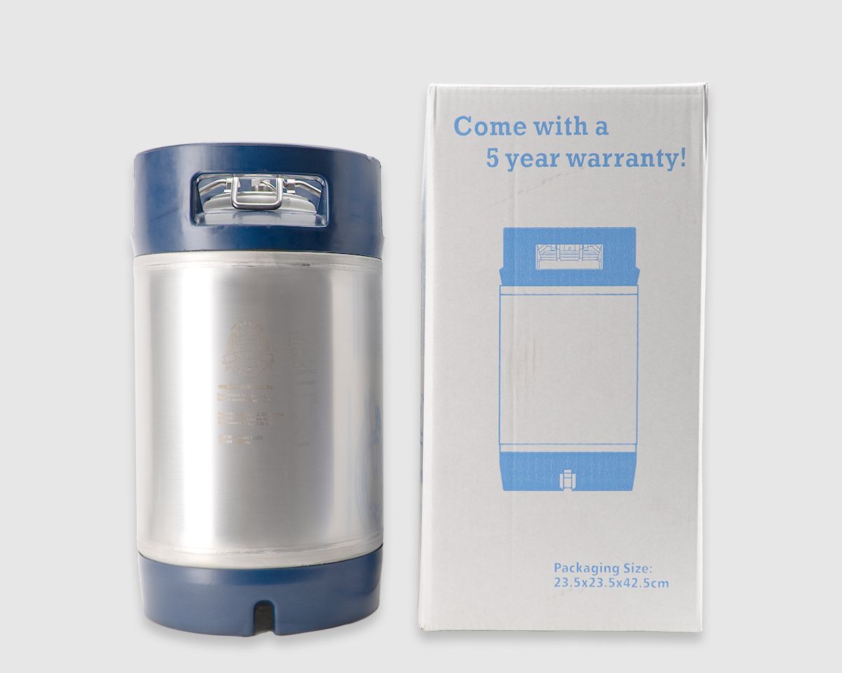 Keg King - Limited Edition True Blue 9.5L Ball Lock Cornelius corny keg