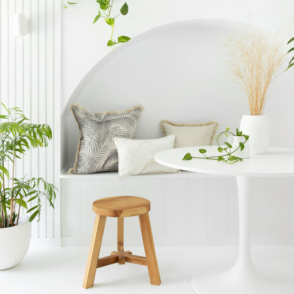 Cushion Cover-With Piping-Seminyak Biscuit-35cm x 50cm