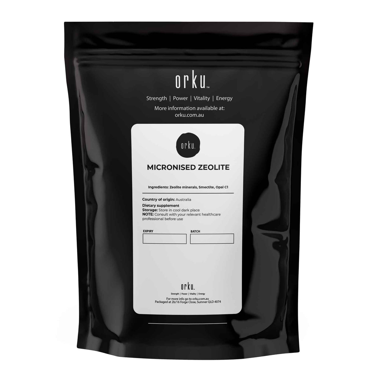 400g Micronized Volcamin Clinoptilolite Zeolite Powder - Pure Natural Mineral Supplement