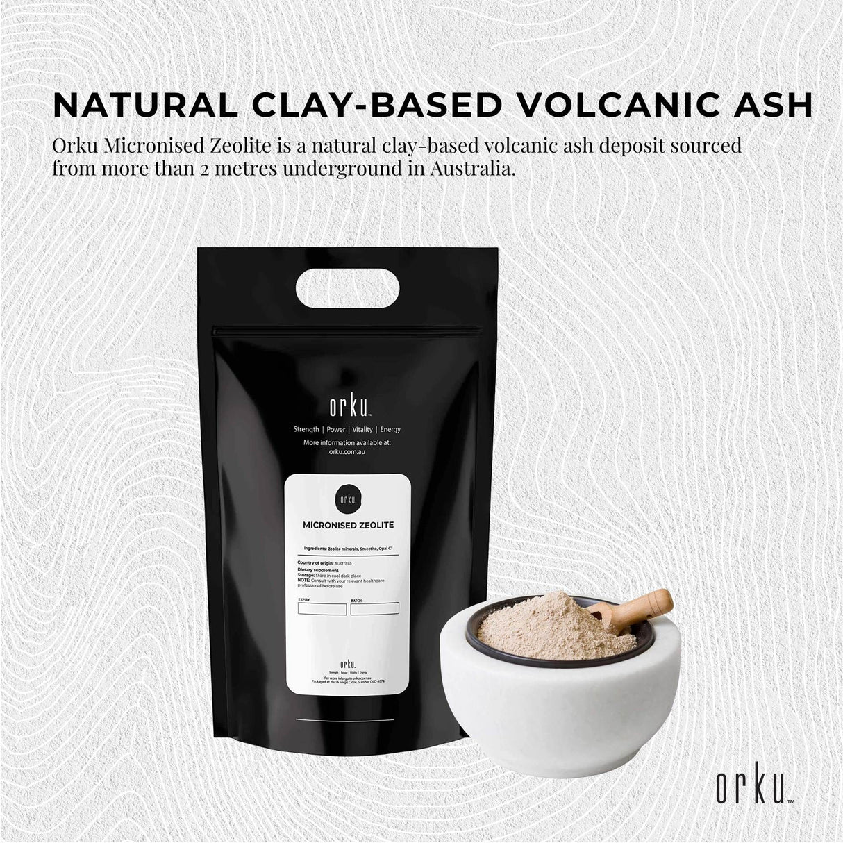 Premium 10Kg Micronised Volcamin Zeolite Powder - Highly Absorbent Mineral Supplement
