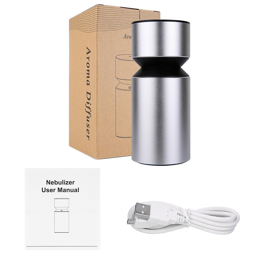 Portable USB Essential Oil Nebulizer - Rechargeable Aromatherapy Diffuser