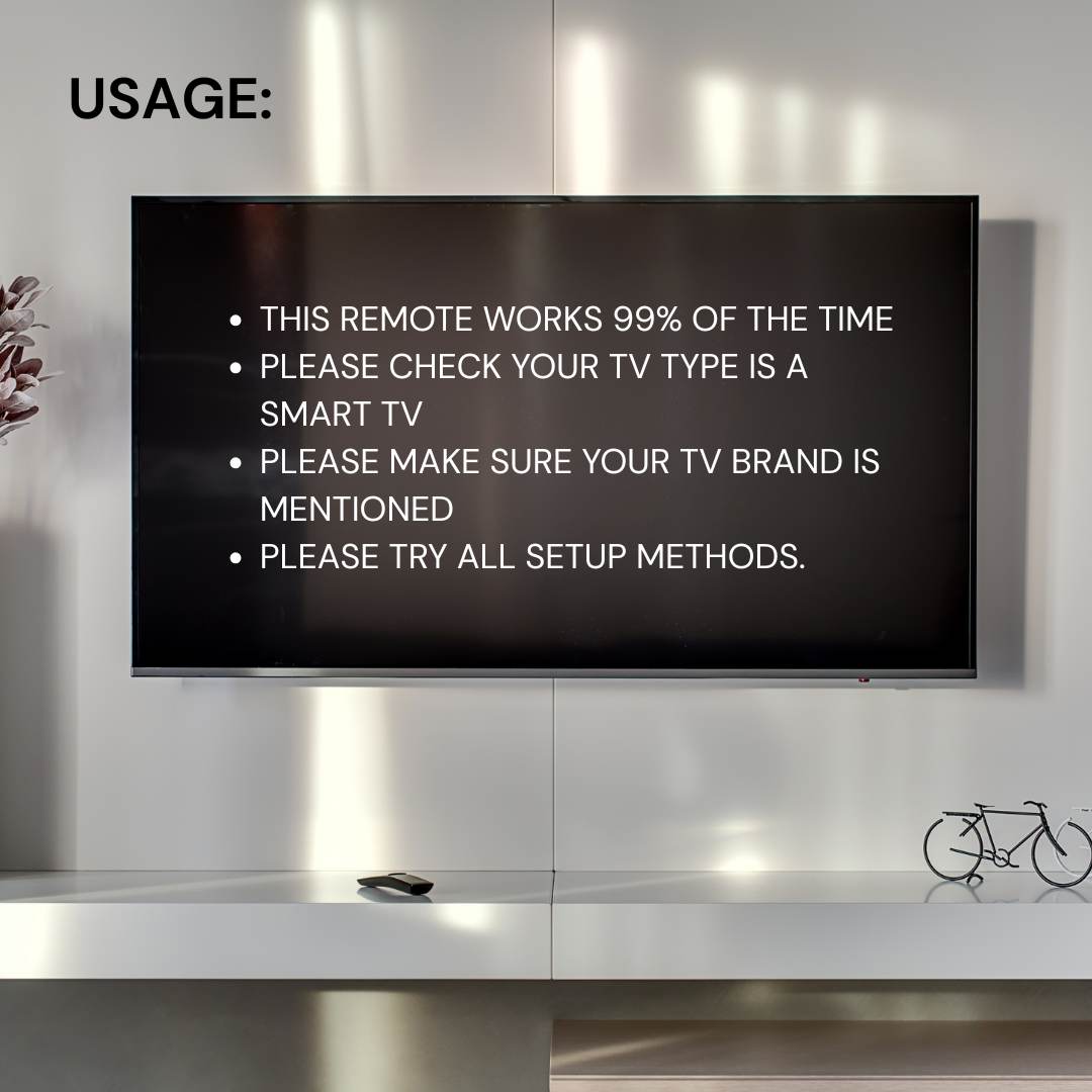 Tooleroo Universal Smart TV Remote Control Compatible With Sharp LG and more