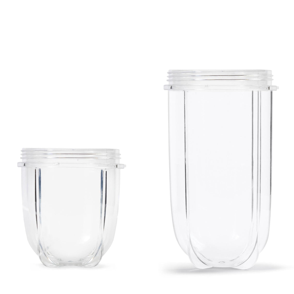 Replacement Cups for Magic Bullet Blender - Tall (500ml) & Short Cup Set