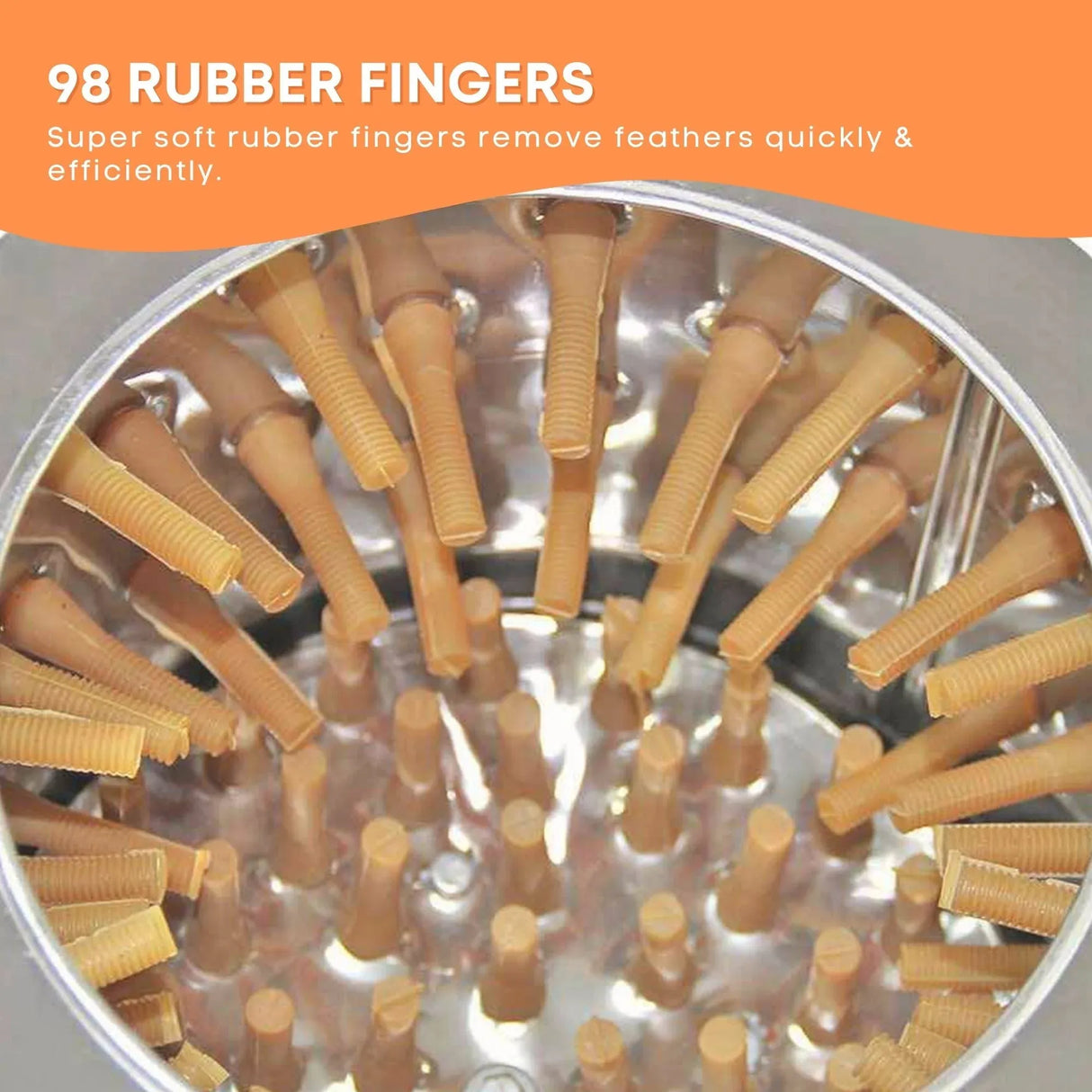 Rooster Farms 30cm Small Bird Feather Plucker Machine Quail Pigeon Defeathering