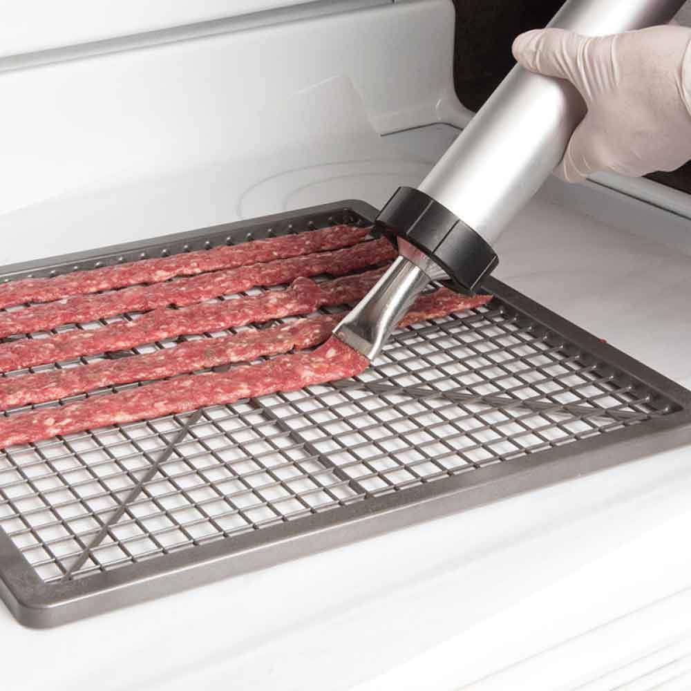 15 Beef Jerky Gun Food Grade Aluminium - Homemade Sausage Making Cannon Kit