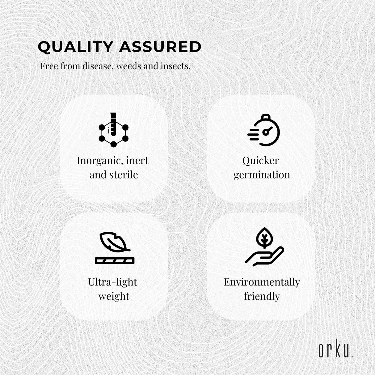 Orku 50L Coarse Perlite Soil Additive for Drainage and Aeration - Growing Medium