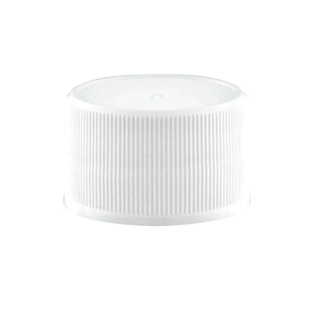 Kitchee 1x 500ml Ntural HDPE Round Bottle + 28/410 Caps - Empty Plastic Food Storage