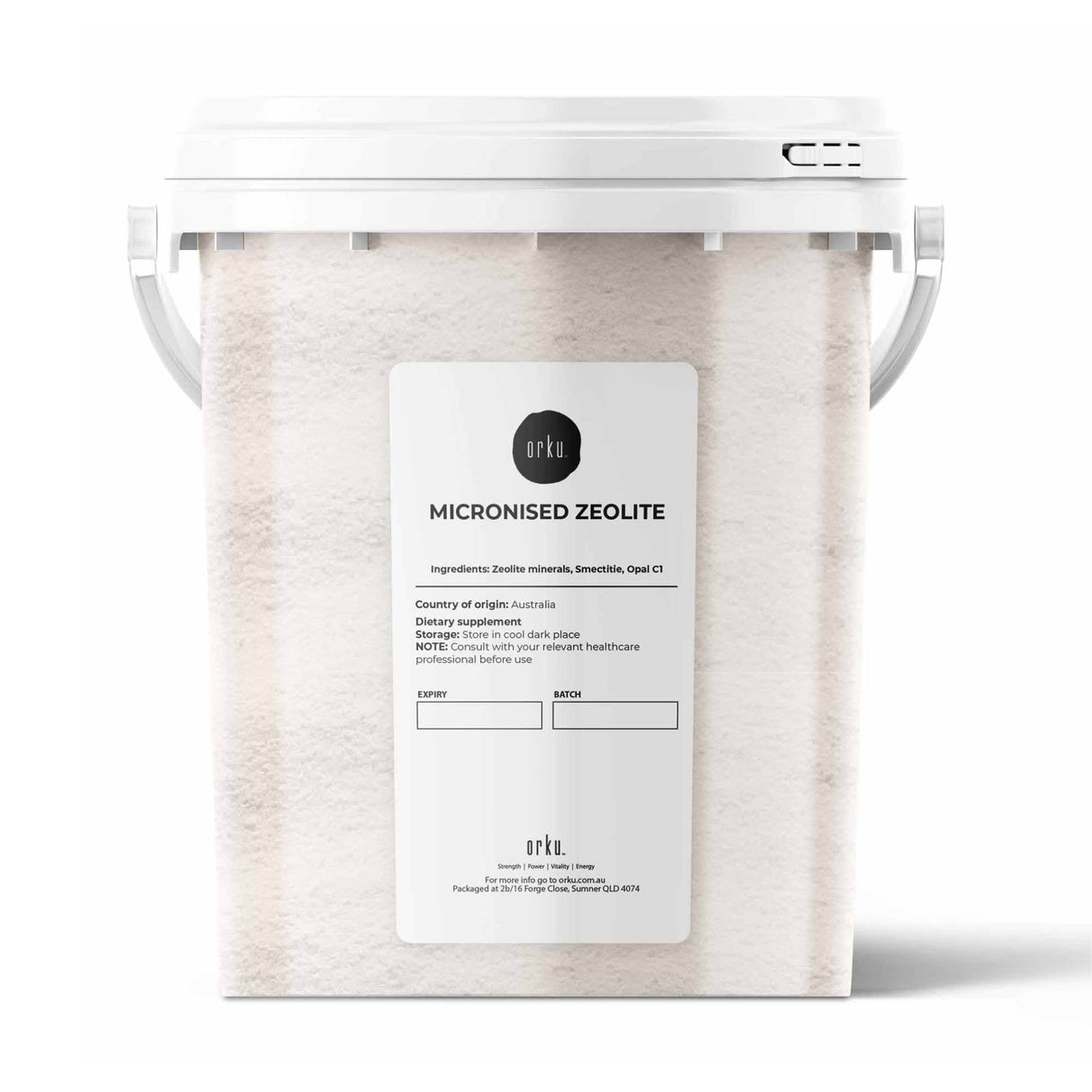 800g Premium Micronised Volcamin Zeolite Powder - High Absorption Mineral Supplement