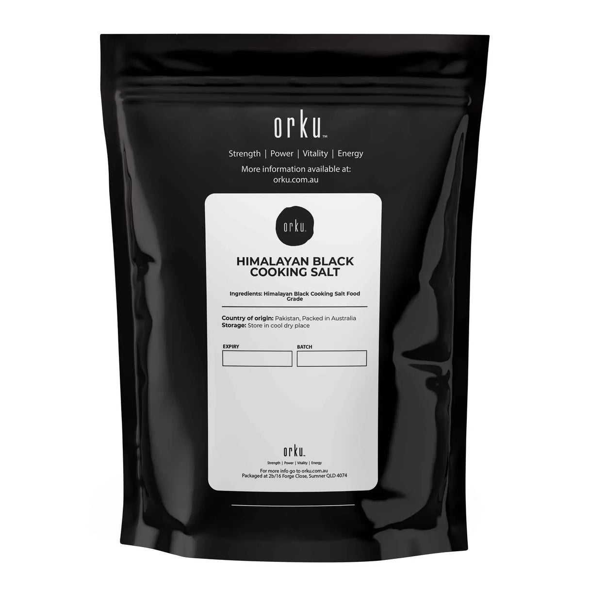 Orku 100g Himalayan Black Salt Cooking Kala Namak Vegan Seasoning
