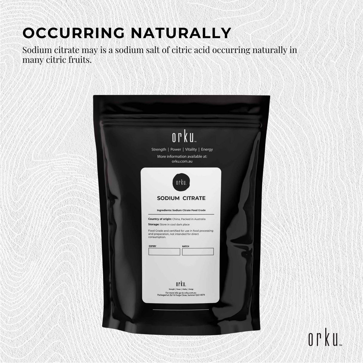 Sodium Citrate Powder 400g - Food Grade Trisodium Salt for Preservation and Emulsification