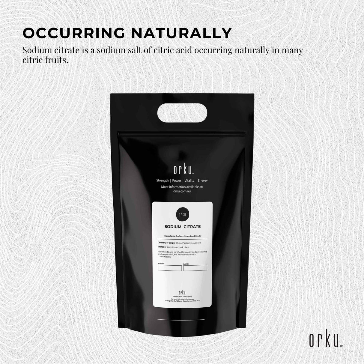 5Kg Food Grade Sodium Citrate Powder - Trisodium Salt for Preserving and Emulsifying