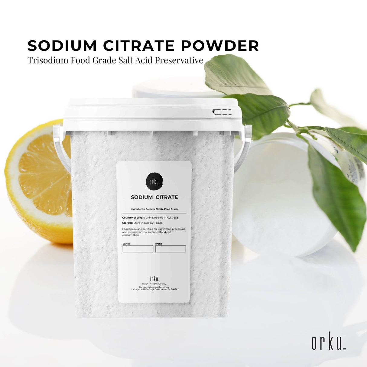 1.3Kg Food Grade Sodium Citrate Powder - Versatile Acid Regulator and Preservative