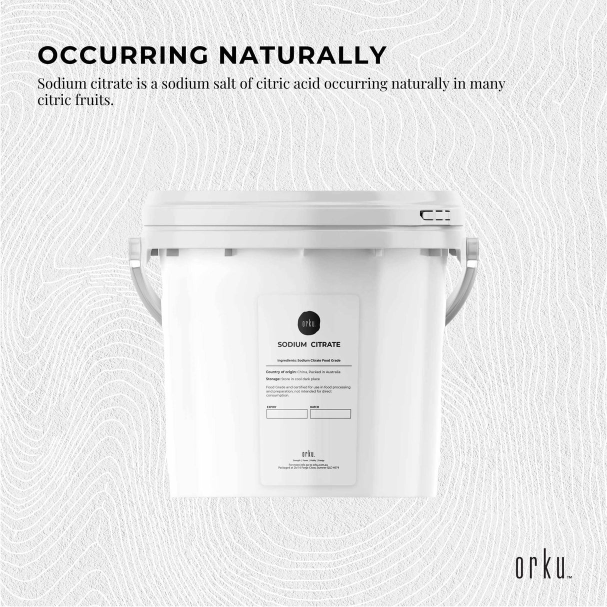 5Kg Food Grade Sodium Citrate Powder - Premium Trisodium Acid Salt Preservative