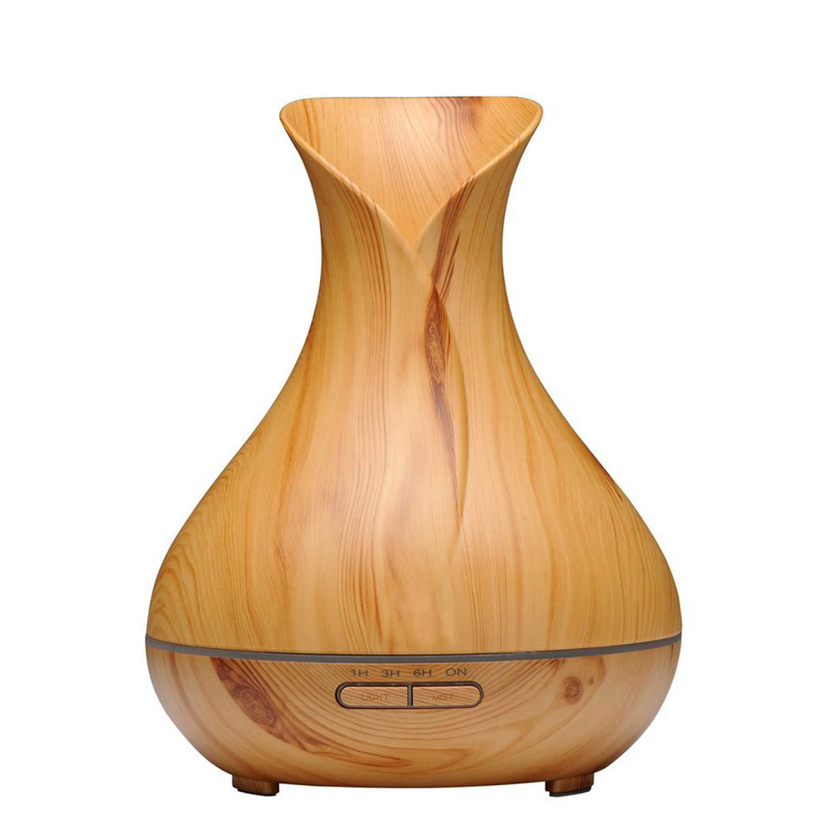 Essential Oil Aroma Diffuser Tulip Light Wood -Ultrasonic Mist Humidifier