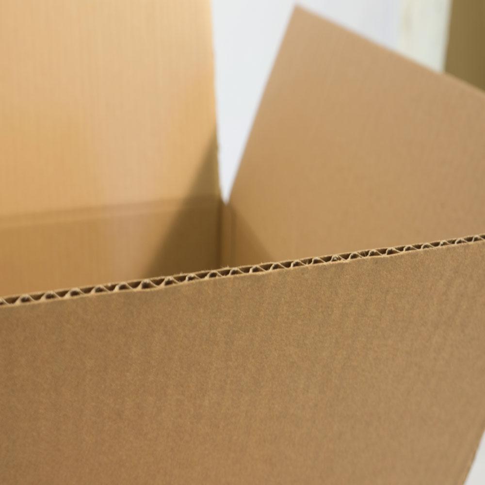 30-Pack Small Corrugated Cardboard Boxes for Moving, Storage, and Shipping - 250x150x150mm