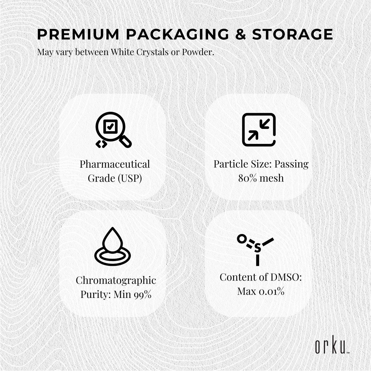3Kg Pure MSM Powder - Pharmaceutical Grade Methylsulfonylmethane Crystals