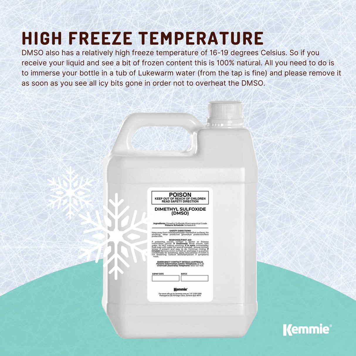 5L Premium Pharmaceutical Grade DMSO 99.9% Pure Dimethyl Sulfoxide Liquid