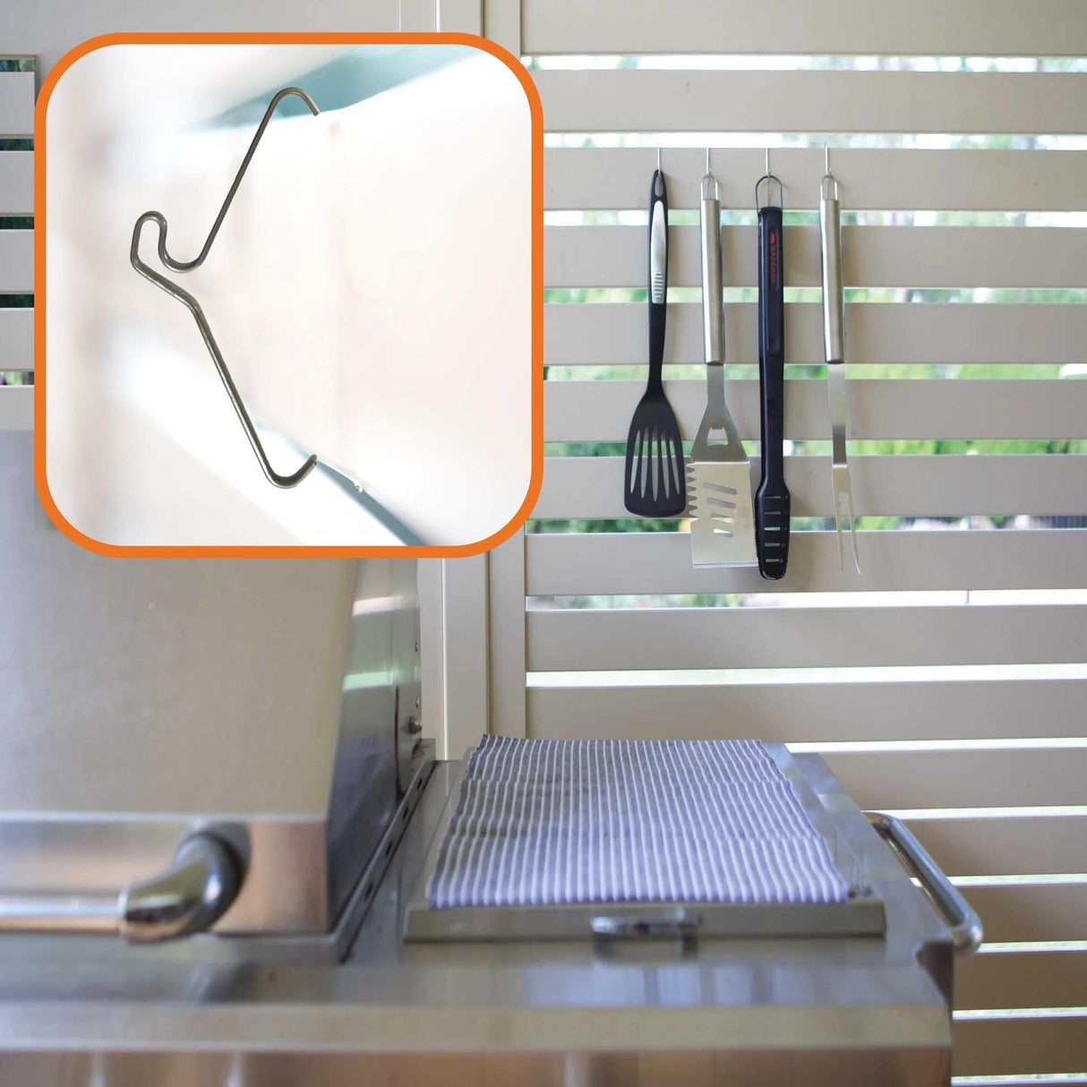 10 Pack 155-165mm (6-6.5") Brick Hooks - Wall Clips Hangers For Pictures Plants