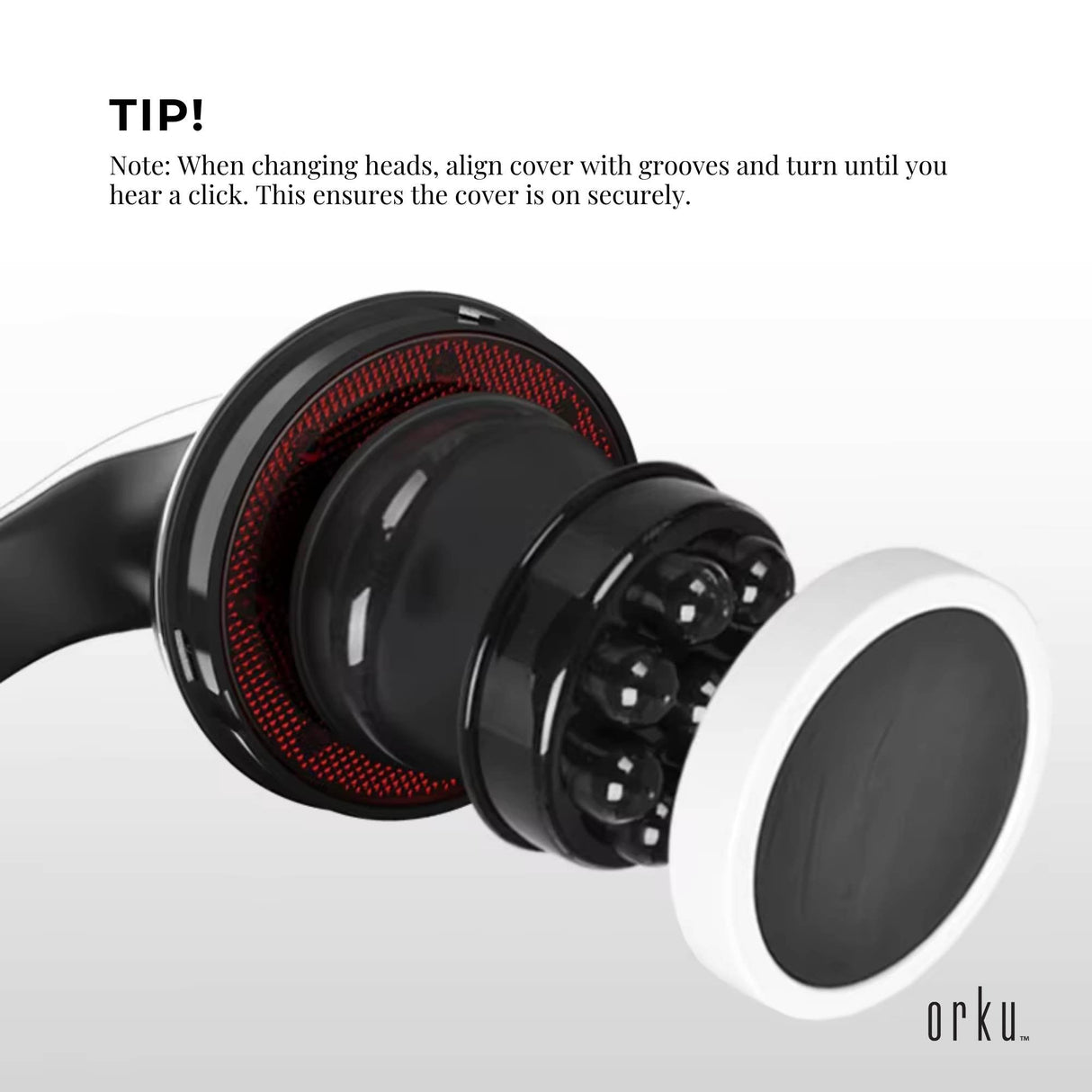 Full Body Vibration Handheld Massager - 4 Massage Heads Neck Shoulders Back Legs