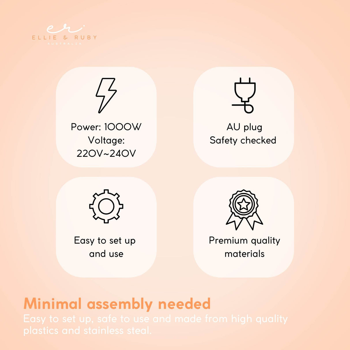 Ellie & Ruby Hanging Hooded Hair Dryer Wall Mounted Bonnet Hood Salon Hairdryer