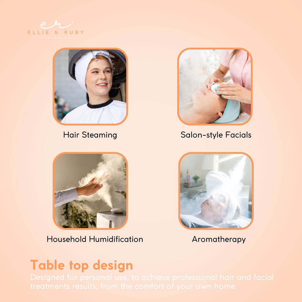 Portable 2-in-1 Hair and Facial Steamer with Ozone Function for Home Use