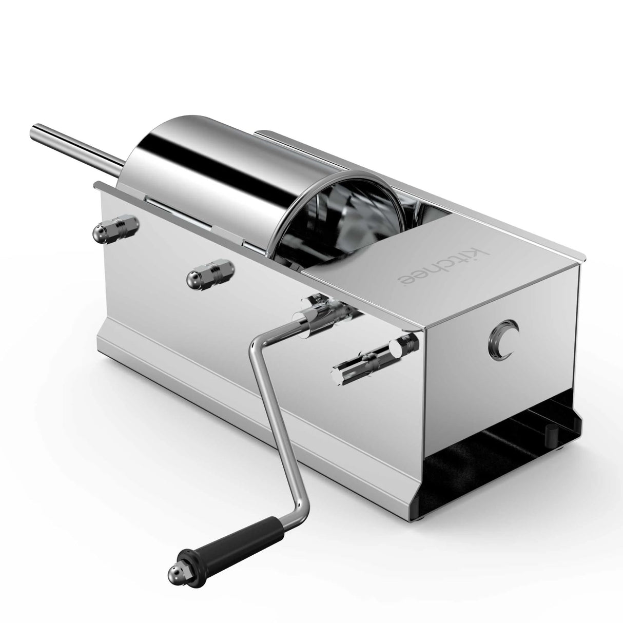 7L Stainless Steel Manual Sausage Stuffer - Horizontal Meat Filler Machine