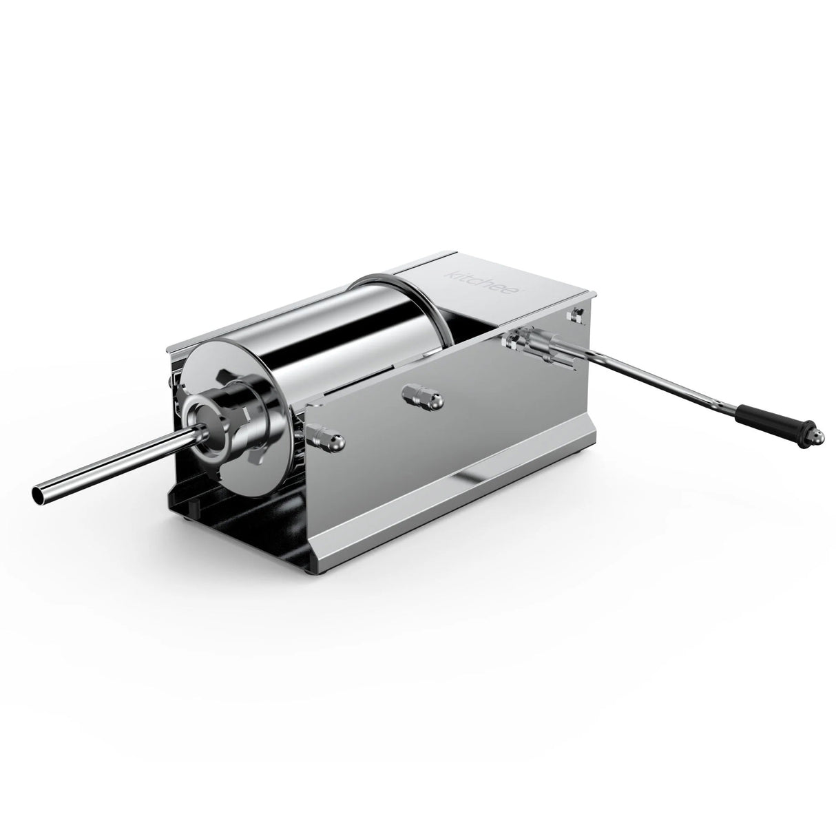 7L Stainless Steel Manual Sausage Stuffer - Horizontal Meat Filler Machine