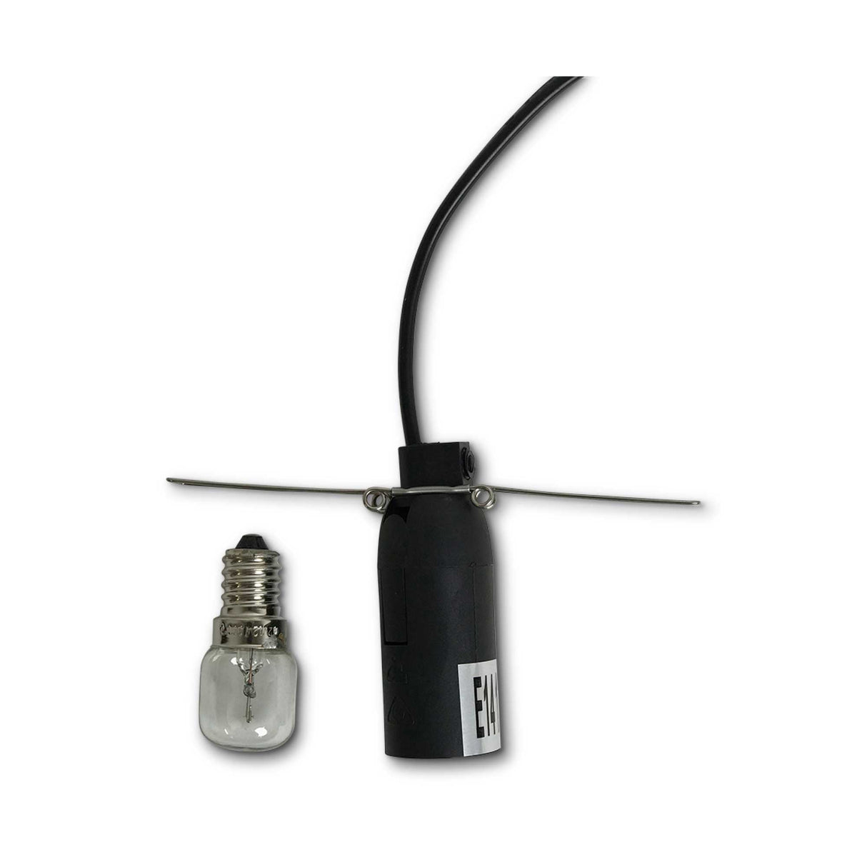 12V 12W 5 Ball Himalayan Pink Salt Lamp Carved Rock Crystal Light Bulb On/Off