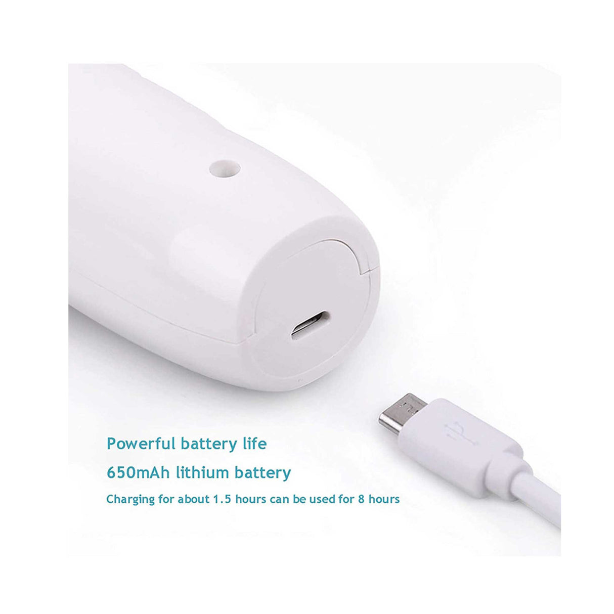 Electric Pet Nail Grinder for Dogs & Cats - Rechargeable Turbo Trimmer with LED Display & Whisper-Quiet Technology