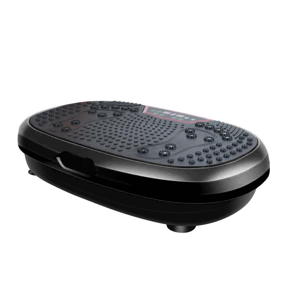 Social Hike Black Mini Vibration Plate - Vibrating Exercise Machine Platform
