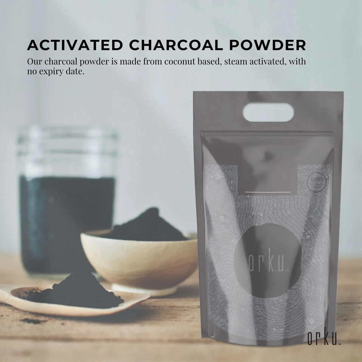 Orku Bulk 10Kg Granular Activated Carbon GAC Coconut Shell Charcoal Filtration