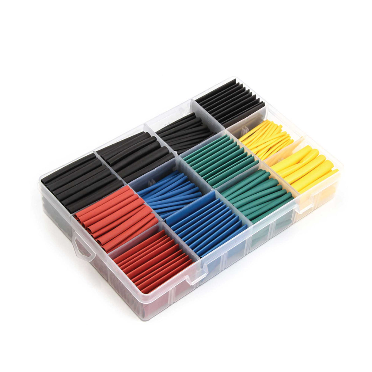 Comprehensive 530-Piece Heat Shrink Tubing Set for Electrical Insulation and Protection
