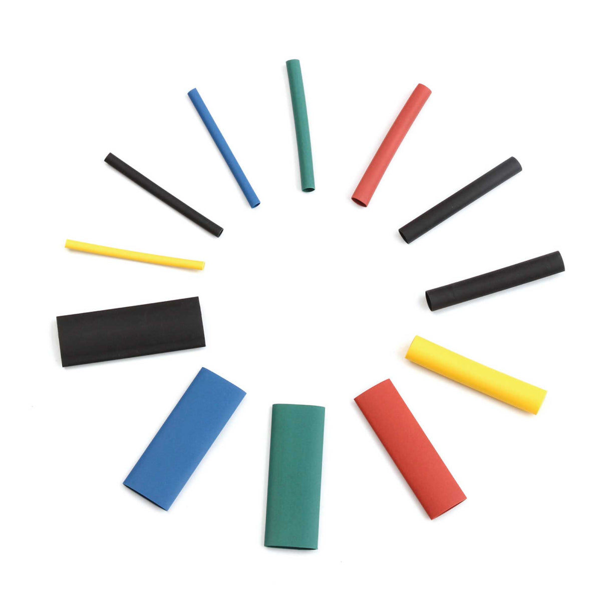 Comprehensive 530-Piece Heat Shrink Tubing Set for Electrical Insulation and Protection