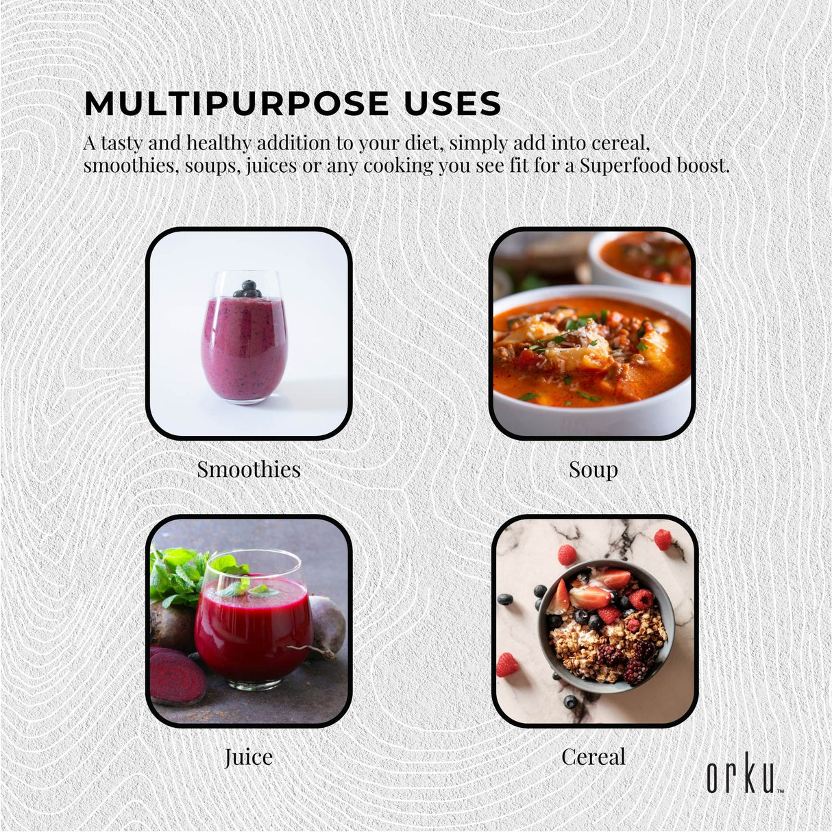 Orku 10Kg Organic Beetroot Powder - 100% Pure Beet Root Powder - Beta vulgaris