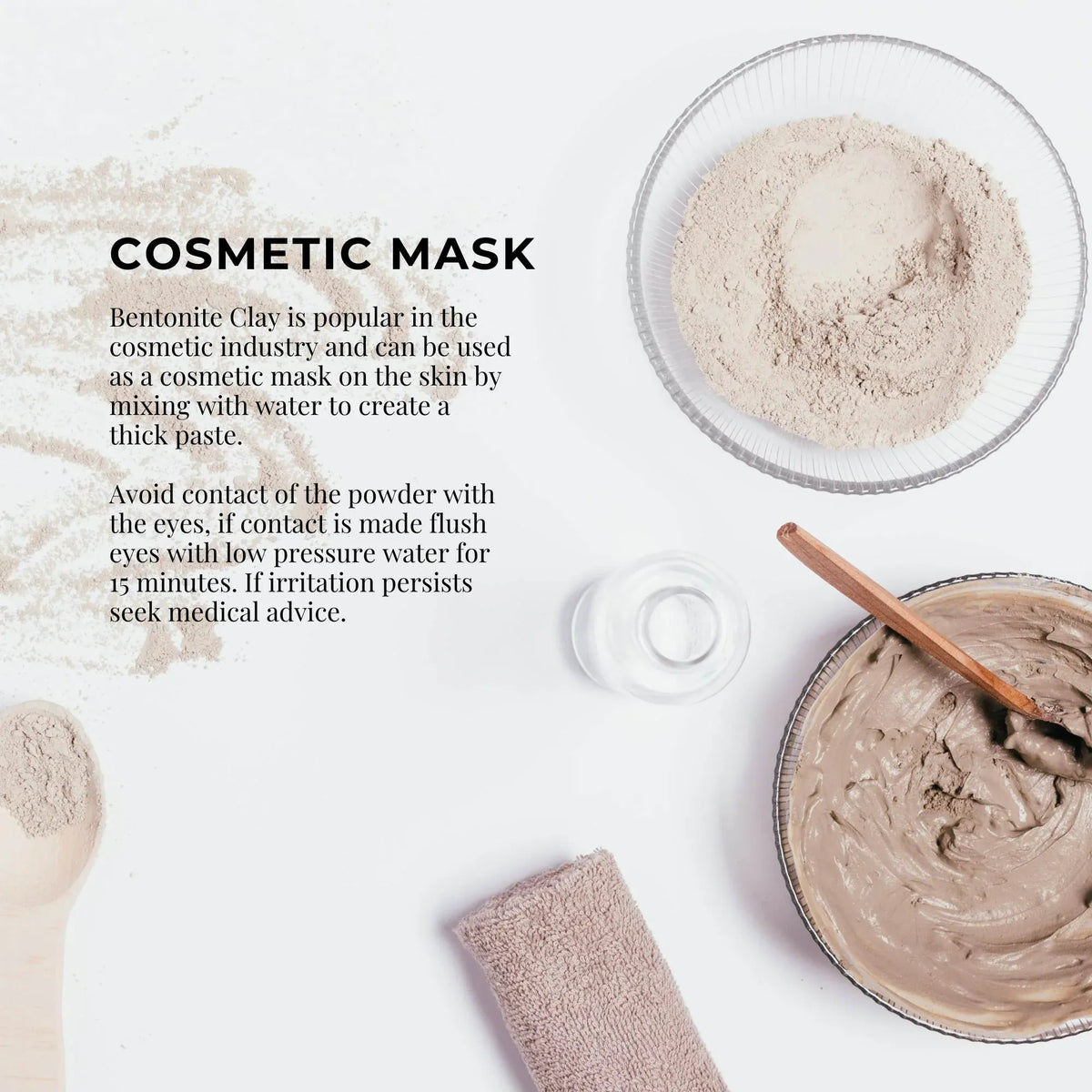 5Kg Organic Sodium Bentonite Clay Powder - Cosmetic Montmorillonite